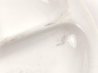 Deutsche Arbeitsfront, Kantinenporzellan Menüteller Durchmesser 27cm, Hersteller Hutschenreuther Bavaria, gebraucht