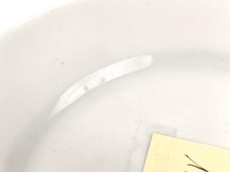 Luftwaffe, Kantinenporzellan flacher Teller, Durchmesser 23cm, Hersteller Johann Haviland Bavaria 1942. Gebraucht.