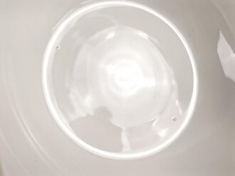 Deutsche Arbeitsfront, Kantinenporzellan große Schüssel mit Deckel,  Durchmesser 21,5cm, Hersteller Felda Rhön, gebraucht