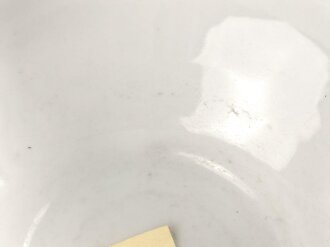 Luftwaffe,  Kantinenporzellan große Terrine mit Löwenköpfen, Durchmesser etwa 24cm, Hersteller Johann Haviland 1938. Gebraucht.