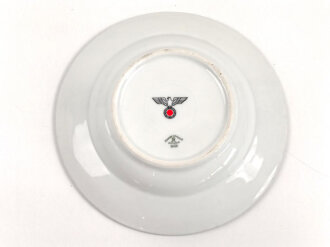 Heer, Kantinenporzellan tiefer Teller, Durchmesser 23cm, Hersteller Johann Haviland 1939. Gebraucht.