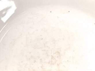 Luftwaffe,  Kantinenporzellan Dessertschale, Durchmesser etwa 16,5cm, Hersteller Thun Germany 1941. Gebraucht.