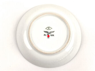 Luftwaffe,  Kantinenporzellan Dessertschale, Durchmesser etwa 16,5cm, Hersteller  Johann Haviland 1939. Gebraucht.