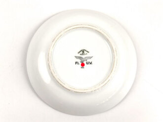 Luftwaffe,  Kantinenporzellan Dessertschale, Durchmesser etwa 16,5cm, Hersteller  Johann Haviland 1939. Gebraucht.