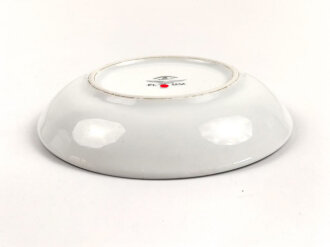 Luftwaffe,  Kantinenporzellan Dessertschale, Durchmesser etwa 16,5cm, Hersteller  Johann Haviland 1939. Gebraucht.
