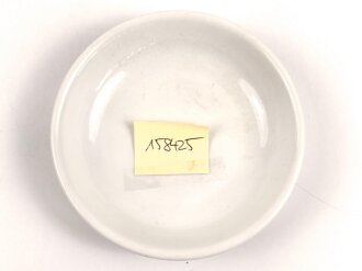 Heer,  Kantinenporzellan Dessertschale, Durchmesser etwa 16,5cm, Hersteller Krautheim Selb Bavaria 1940. Gebraucht.