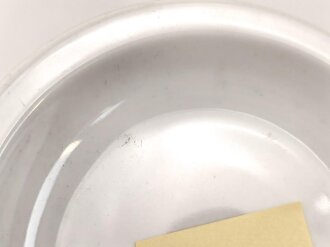 Deutsche Arbeitsfront, Kantinenporzellan, kleiner Teller, Durchmesser 15cm, Hersteller Eschenbach Bavaria, gebraucht