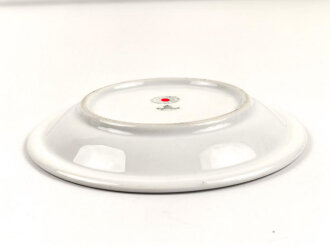 Deutsche Arbeitsfront, Kantinenporzellan, kleiner Teller, Durchmesser 15cm, Hersteller Eschenbach Bavaria, gebraucht