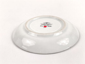 Luftwaffe,  Kantinenporzellan Tasse mit Untertasse, Hersteller  Johann Haviland 1940. Gebraucht.