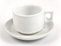 Luftwaffe,  Kantinenporzellan Tasse mit Untertasse, Hersteller  Johann Haviland 1940. Gebraucht.