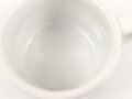Luftwaffe,  Kantinenporzellan Tasse mit Untertasse, Hersteller  Johann Haviland 1940. Gebraucht.
