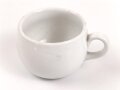 Deutsche Arbeitsfront, Kantinenporzellan, Kaffeetasse, Durchmesser 8cm, Hersteller Eschenbach Bavaria, gebraucht