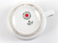 Deutsche Arbeitsfront, Kantinenporzellan, Kaffeetasse, Durchmesser 8cm, Hersteller Eschenbach Bavaria, gebraucht