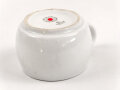 Deutsche Arbeitsfront, Kantinenporzellan, Kaffeetasse, Durchmesser 8cm, Hersteller Eschenbach Bavaria, gebraucht