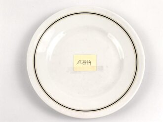 Kriegsmarine, Kantinenporzellan flacher Teller,...