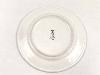 Kriegsmarine, Kantinenporzellan flacher Teller, Durchmesser 25cm, Hersteller  Koenigszelt 1940 ,  gebraucht