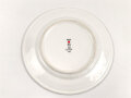 Kriegsmarine, Kantinenporzellan flacher Teller, Durchmesser 25cm, Hersteller  Koenigszelt 1940 ,  gebraucht