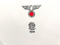 Heer, Kantinenporzellan flacher Teller, Durchmesser 23cm, Hersteller Rhenania Bonn 1938. Gebraucht.
