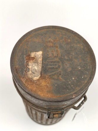 Luftschutz Gasmaskendose "AUER" Originallack,...