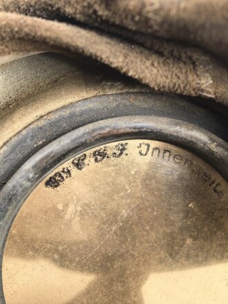 Wehrmacht,  Gasmaske Modell 1930 , datiert 1936. Leicht verformt