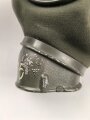 Wehrmacht,  Gasmaske Modell 1930 , datiert 1939. Sehr guter Zustand, persönliches Etikett einer Funkers