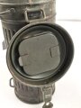 Wehrmacht,  Gasmaskendose, Bereitschaftsbüchse Modell 1938. Originallack, ungereinigtes Stück, datiert 1942