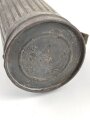 Wehrmacht,  Gasmaskendose, Bereitschaftsbüchse Modell 1938. Originallack, ungereinigtes Stück, datiert 1939