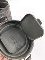 Wehrmacht,  Gasmaskendose, Bereitschaftsbüchse Modell 1938. Originallack, ungereinigtes Stück, datiert 1940