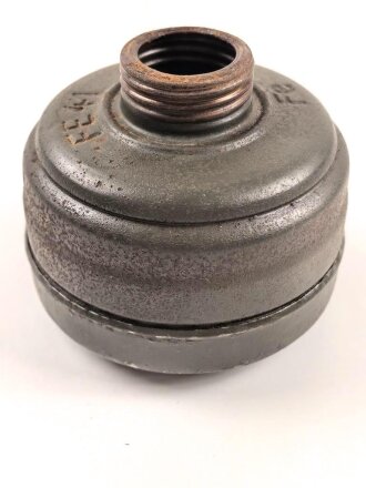 Wehrmacht,  Gasmaskenfilter / Filtereinsatz 41. Originallack