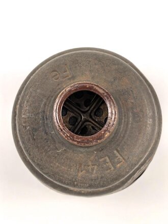 Wehrmacht,  Gasmaskenfilter / Filtereinsatz 41. Originallack