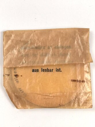 Satz Klarscheiben für die Gasmaske der Wehrmacht und...