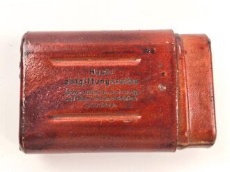 Behälter für "Hautentgiftungssalbe" der Wehrmacht. Guter Zustand