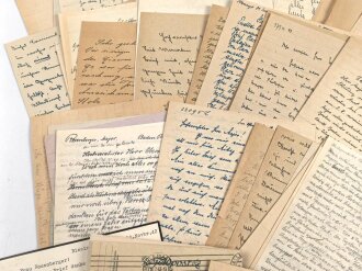 Konvolut Feldpost / Post und Briefe an einen Major Rosenberger im Artillerie Regiment 129