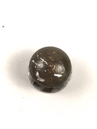 Metallbeschlag für einen Trage- oder  Halteriemen für eine Gasmaskendose der Wehrmacht oder einer S-Maskendose