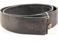 1.Weltkrieg, Koppelriemen für Mannschaften datiert 1915. Leder zum Teil angetrocknet, Gesamtlänge 102cm