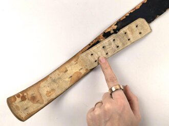 Kaiserreich und 1.Weltkrieg, Koppelriemen für Mannschaften zum Waffenrock. Das Unterfutter zerfressen, Gesamtlänge 95cm