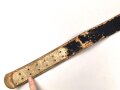 Kaiserreich und 1.Weltkrieg, Koppelriemen für Mannschaften zum Waffenrock. Das Unterfutter zerfressen, Gesamtlänge 95cm