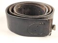 1.Weltkrieg, Koppelriemen für Mannschaften . Eingekürztes Stück, Gesamtlänge 95cm, stark getragen