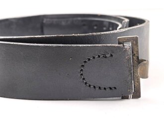 Koppelriemen für Mannschaften im Stil des 1. Weltkrieg. Messinggegenhalt, Gesamtlänge 116cm. Eigentumstück ?