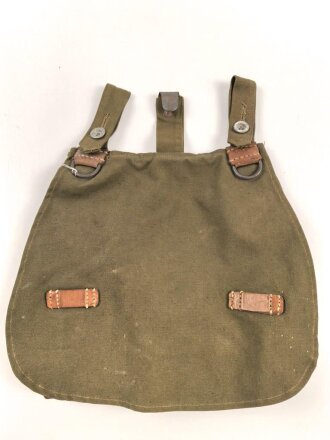 Brotbeutel Wehrmacht Heer. Leicht getragenes Stück mit Reichsbetriebsnummer, ungereinigt