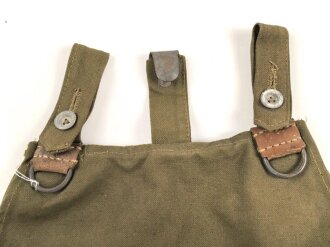 Brotbeutel Wehrmacht Heer. Leicht getragenes Stück mit Reichsbetriebsnummer, ungereinigt