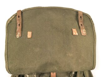 Brotbeutel Wehrmacht Heer. Leicht getragenes Stück mit Reichsbetriebsnummer, ungereinigt