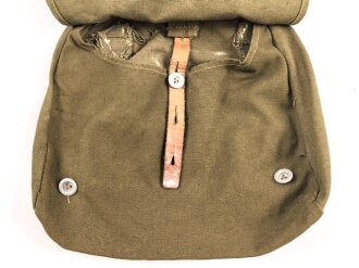 Brotbeutel Wehrmacht Heer. Leicht getragenes Stück mit Reichsbetriebsnummer, ungereinigt