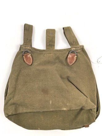 Brotbeutel Wehrmacht Heer. Leicht getragenes Stück mit Reichsbetriebsnummer, ungereinigt