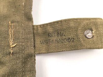 Brotbeutel Wehrmacht Heer. Leicht getragenes Stück mit Reichsbetriebsnummer, ungereinigt