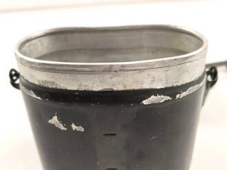 Kochgeschirr Wehrmacht , Hersteller HRE44. Originallack, zusammengehörig