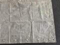Zeltbahn Reichswehr / frühe Wehrmacht. Schnitt wie die Plane aus dem 1. Weltkrieg, gebrauchtes Stück ohne erkennbare Stempelung