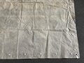 Zeltbahn Reichswehr / frühe Wehrmacht. Schnitt wie die Plane aus dem 1. Weltkrieg, gebrauchtes Stück ohne erkennbare Stempelung