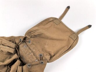 Luftwaffe Tropenrucksack. Getragenes Stück, ungereinigt, Rückseite unschlau beschriftet