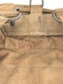 Luftwaffe Tropenrucksack. Getragenes Stück, ungereinigt, Rückseite unschlau beschriftet